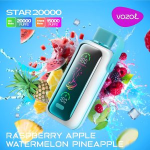 VOZOL STAR 20000 - Raspberry Apple Watermelon Pineapple