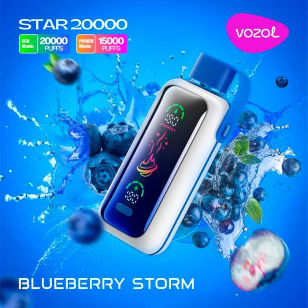 VOZOL STAR 20000 - Blueberry Storm