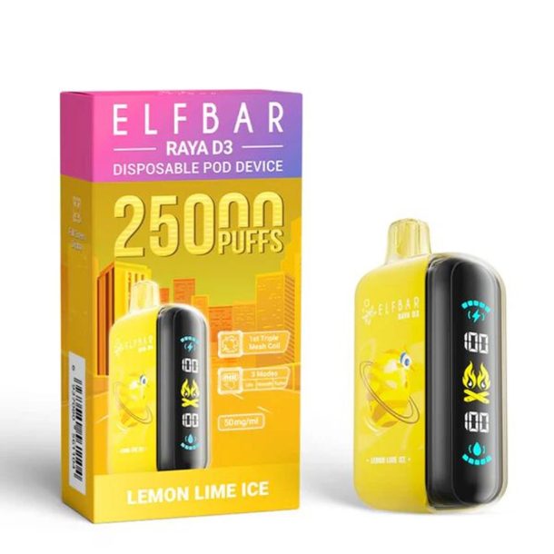 ELF BAR RAYA D3 - Lemon Lime Ice