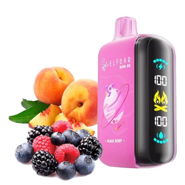 ELF BAR RAYA D3 - Peach Berry