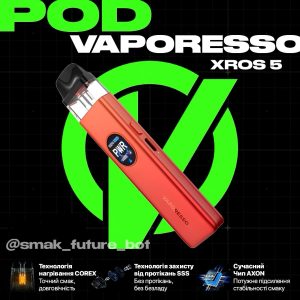 Pod VAPORESSO Xros 5 - Coral red