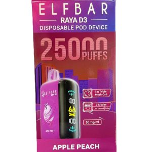 ELF BAR RAYA D3 - Apple Peach