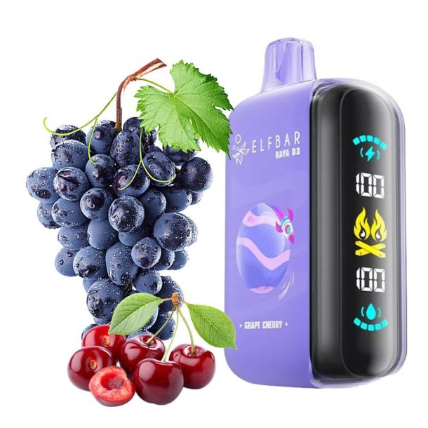 ELF BAR RAYA D3 - Grape Cherry